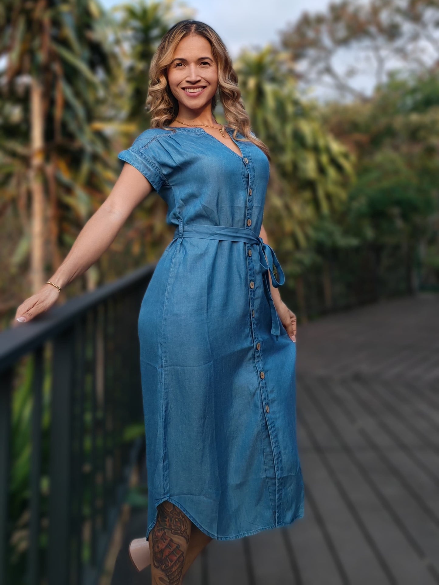 Vestido Denim largo