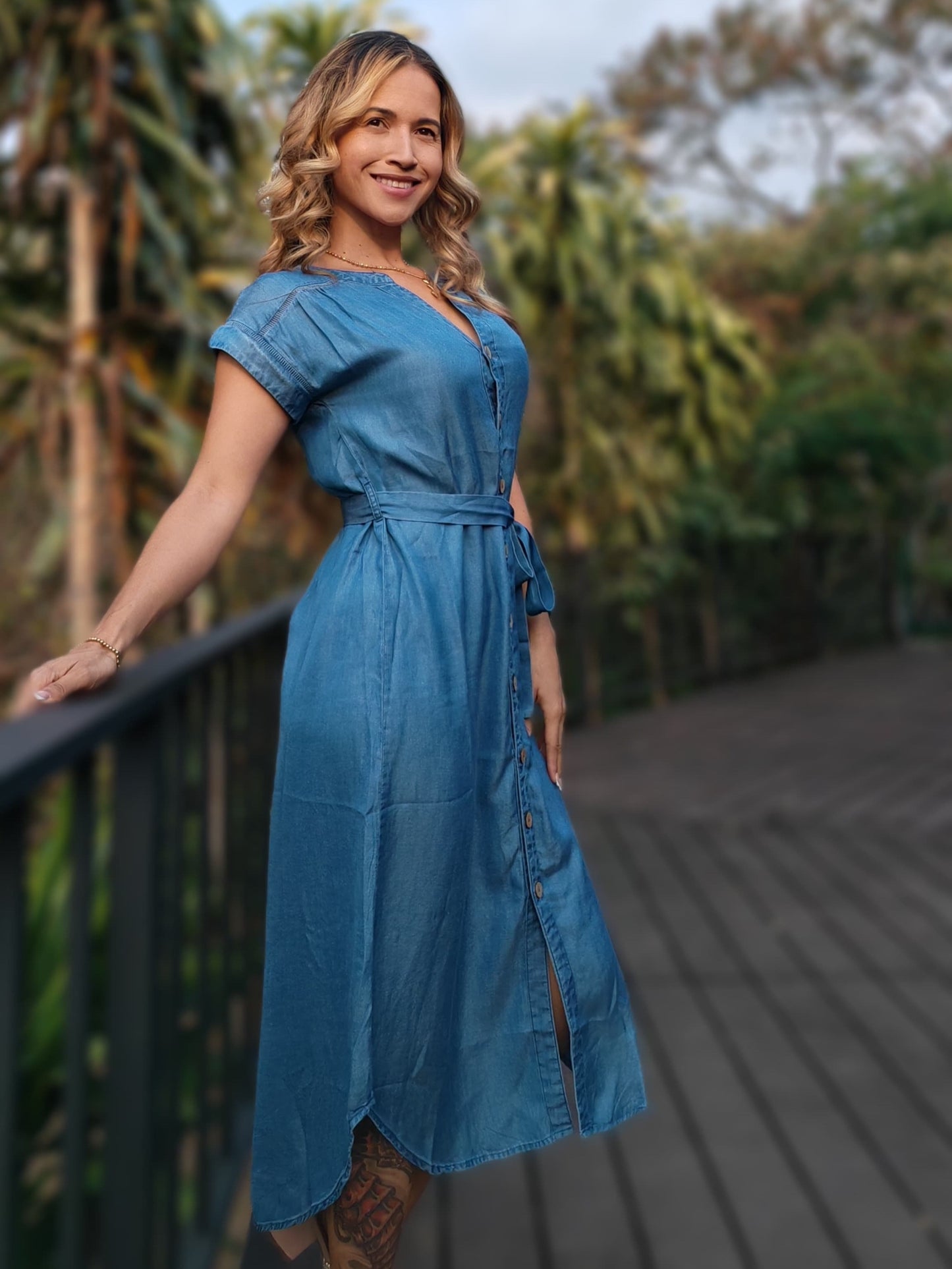 Vestido Denim largo