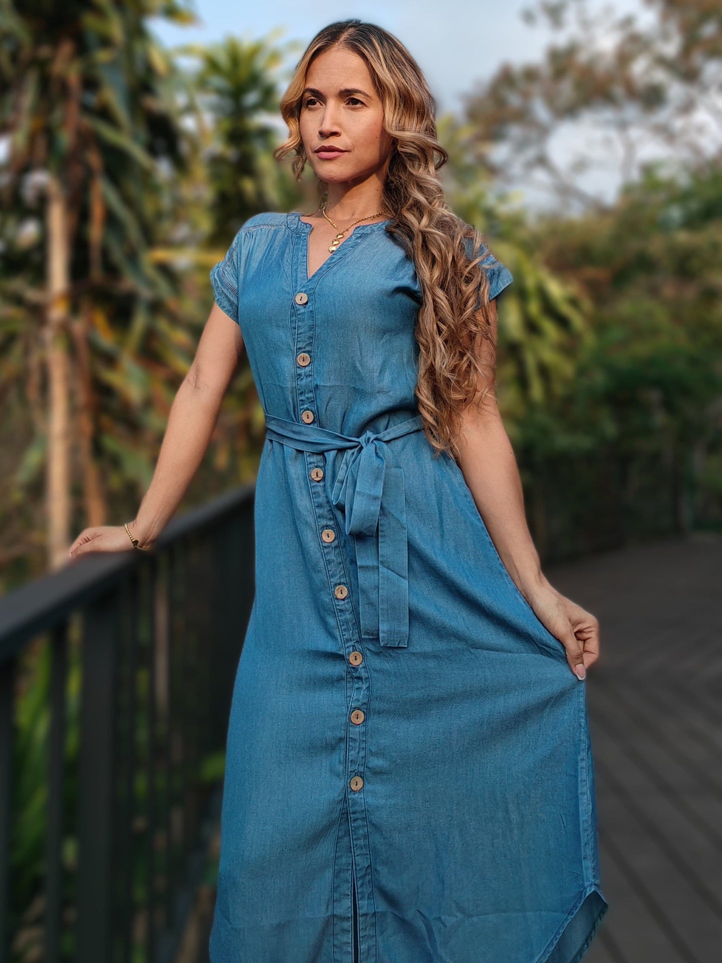 Vestido Denim largo